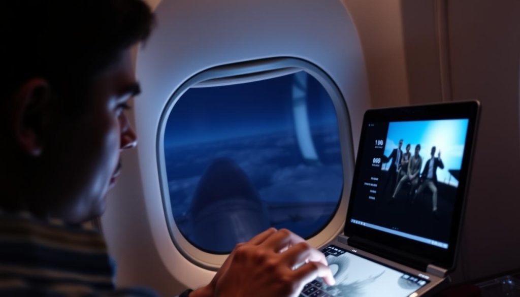IPTV on airplane