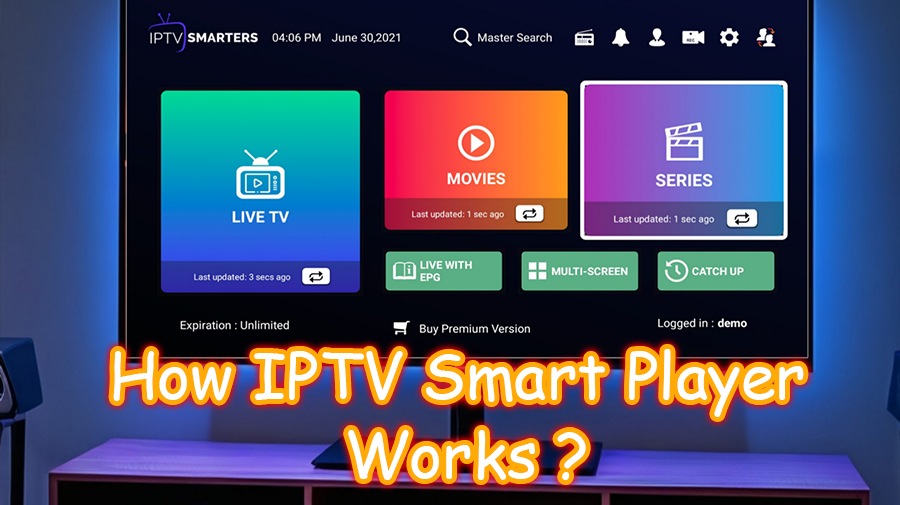 how iptv smart player works